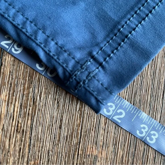 PrAna Brion pant II blue stretch nylon outdoor hiking athletic pants 40x32 - Picture 7 of 11